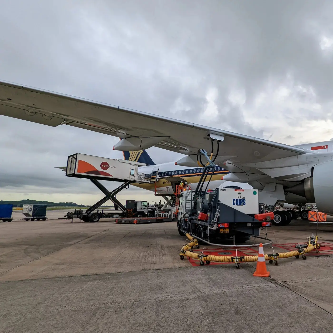 Sustainable Aviation Fuel is a greener alternative to traditional jet fuel.